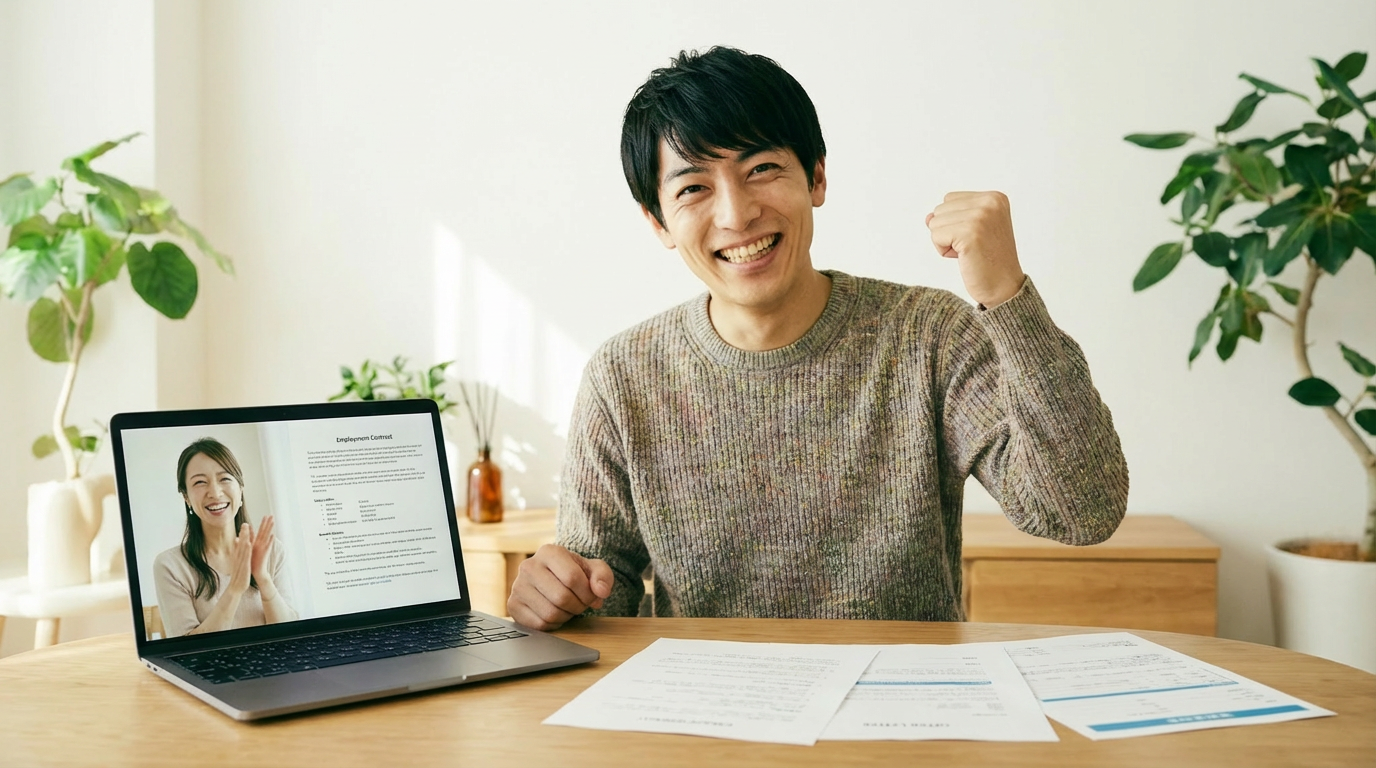 内定・条件案内画像