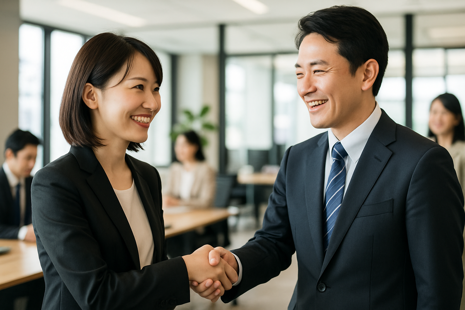 職場での自己紹介・初対面で使えるフレーズ｜カタカナ表記＆音声付き